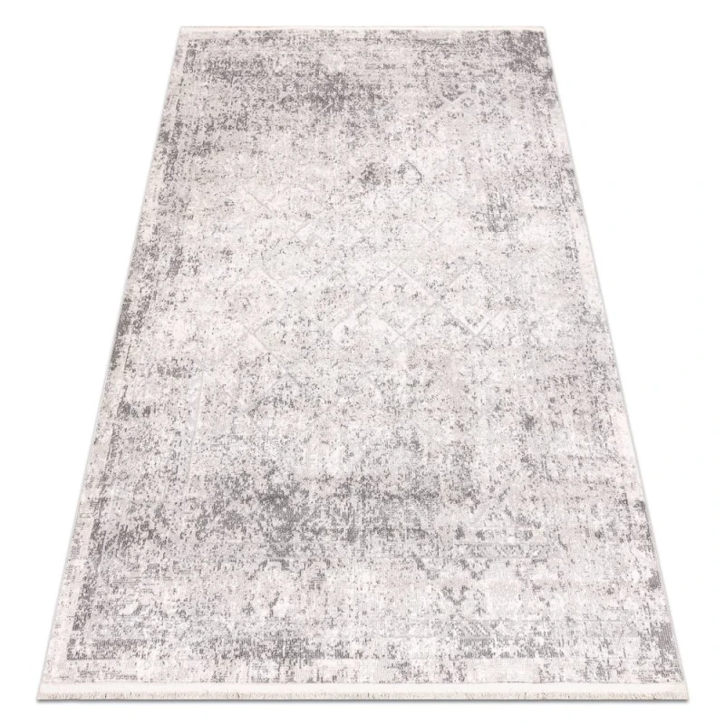 Image of RugsX Distin 0200A Grey / Light Grey / White Modern Carpet - Rhombuses, Fram 140X190 Cm
