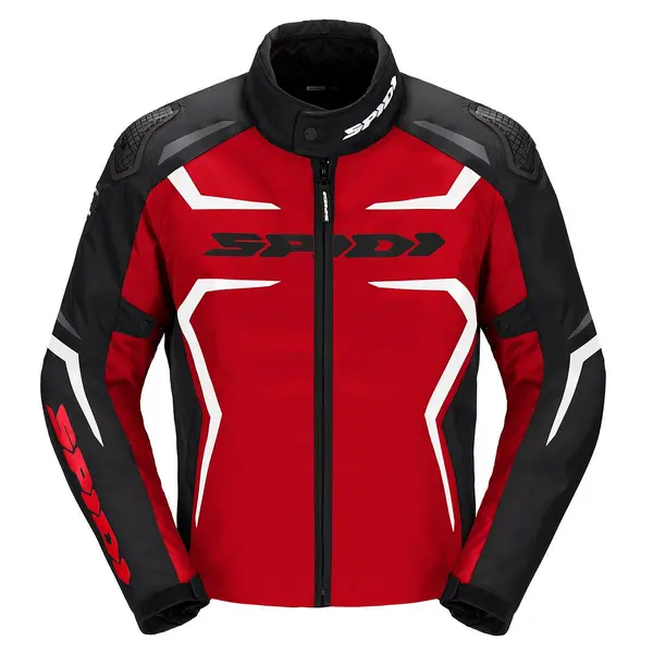 Image of Spidi Race Evo H2Out Jacket Black Red White Size 4XL
