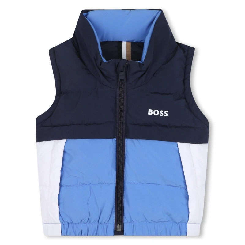 Image of Boss Kids Lightweight Sleeveless Gilet Navy 849 male 2Y