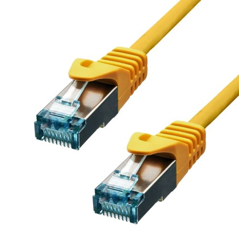 Image of ProXtend CAT6A S/FTP CU LSZH Ethernet Cable Yellow 50CM