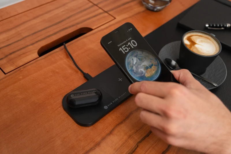 Image of Our Pure Planet 15W Dual Wireless Charging Pad