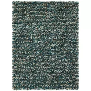 Image of Origins Rocks Rug Shaggy Blue 160 x 230cm