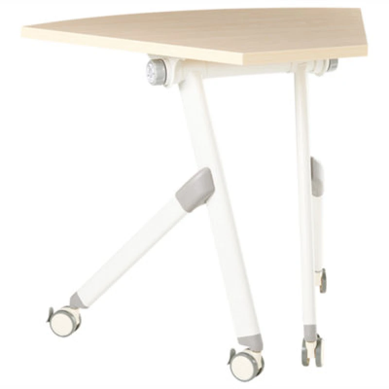 Image of Beliani Foldable Corner Desk Module Bendi Light Brown 90 Cm 64 Cm