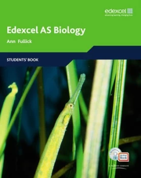 Image of Edexcel a Level Science As Biology Students Book with Activebook Cd by Ann Fullick Book