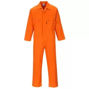 image of Portwest - C813ORRM - sz M Liverpool Zip Coverall - Orange - Orange