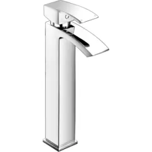 image of Deva Swoop Taps Tall Basin Mixer in Chrome