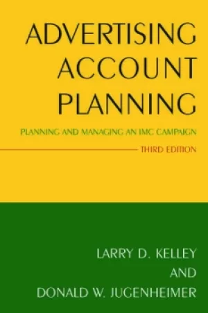 Image of Advertising Account PlanningPlanning and Managing an IMC Campaign