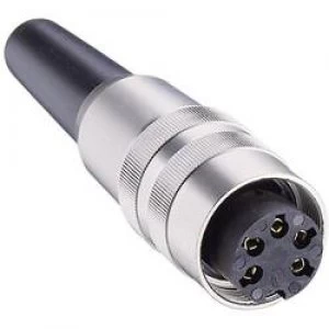 Image of DIN connector Socket straight Number of pins 3 Silver Lumberg KV 30