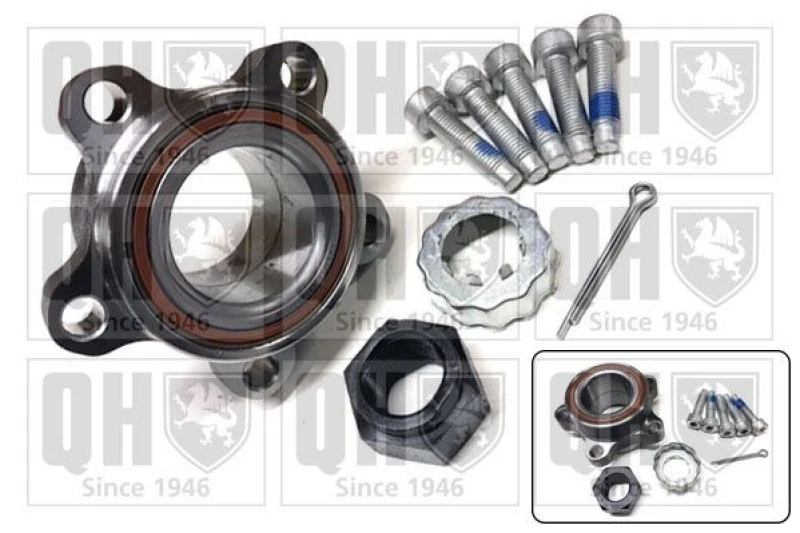 Image of QUINTON HAZELL Wheel bearing kit QUINTON HAZELL QWB1258