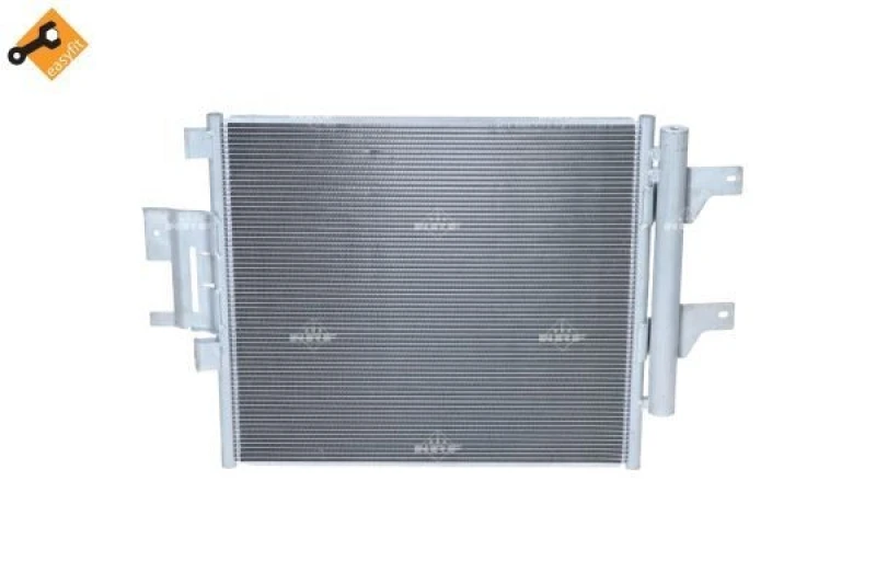 Image of NRF 350367 Condenser EASY FIT with seal ring, with nitrogen filling Aluminium Condenser,air conditioning (448)