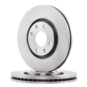 Image of FERODO Brake disc OPEL,PEUGEOT,CITROEN DDF1152 1606401480,1613703980,1618862780 Brake rotor,Brake discs,Brake rotors 424617,424618,4246W2,4246W8