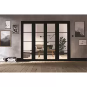 image of Soho - Room Divider W8 - Black - 2031 x 2478 x 35mm