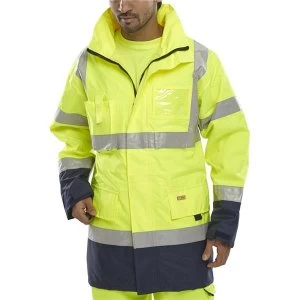 Image of BSeen XXXXL Traffic Jacket Saturn YellowNavy