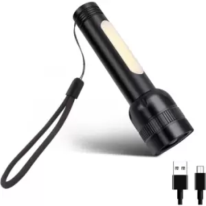 image of Led Flash Light, usb Rechargeable, IP33