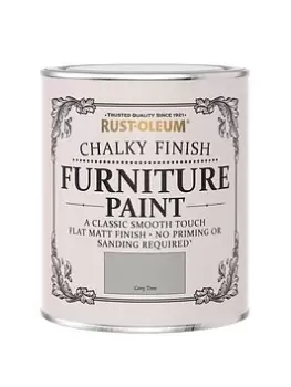 image of Rust-Oleum Chalky Finish 750 Ml Furniture Paint - Grey Tree