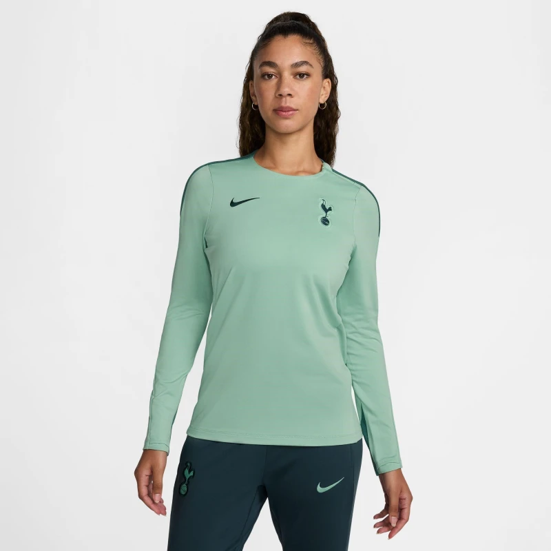 Image of Nike Tottenham Hotspur Strike Third Drill Top 2024 2025 Womens Green female 16 (XL)