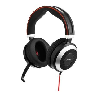 image of Jabra Evolve 80 Duo - also 3.5mm with Active Noise Cancellation