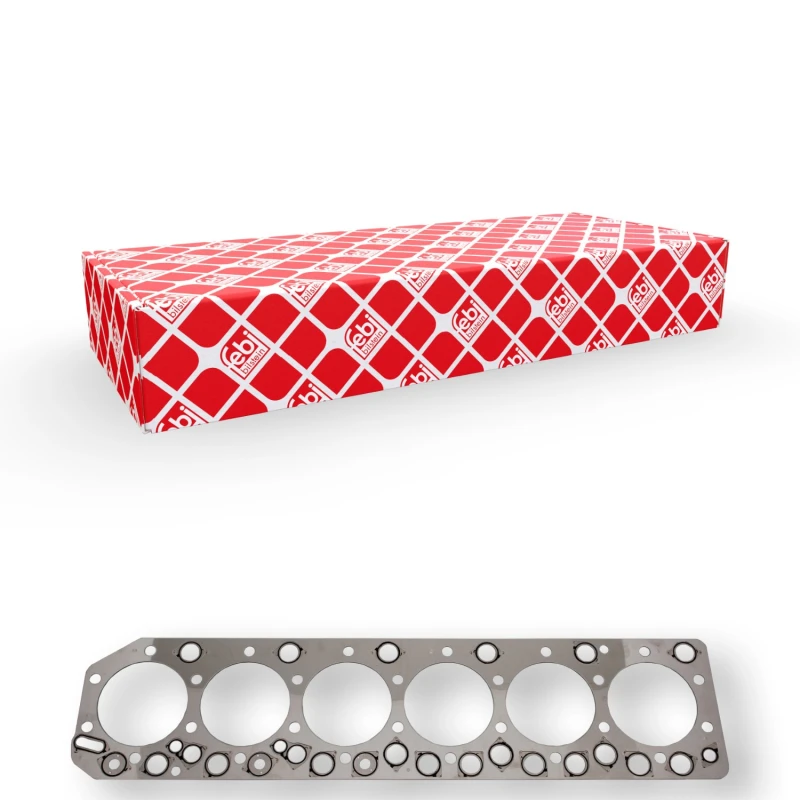 Image of FEBI BILSTEIN 43653 Head Gasket 1mm FPM (fluoride rubber) Gasket,cylinder head (318)