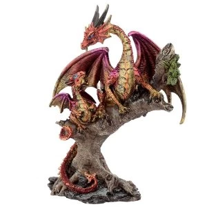 Image of Forest Fire Mother Dark Legends Dragon Figurine