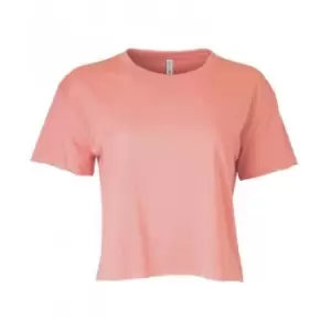 Image of Next Level Womens/Ladies Festival Cali Short-Sleeved T-Shirt (L) (Desert Pink)