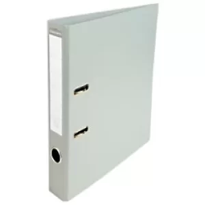 Image of Prem'Touch Lever Arch File PVC A4, S50mm 2 Ring, Grey, Pack of 10