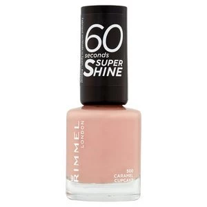 image of Rimmel Nail Polish 60 Second Caramel Cupcake 8ml Nude