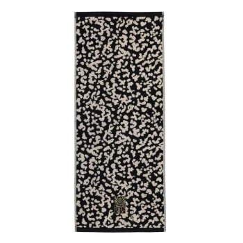 image of Biba Leopard Workout Towel - Black Nude