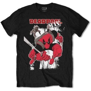Image of Marvel Comics - Deadpool Max Unisex XX-Large T-Shirt - Black