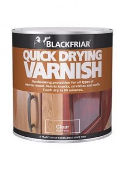 image of Blackfriar Blackfriar Quick Drying Interior Varnish Clear Matt 500Ml