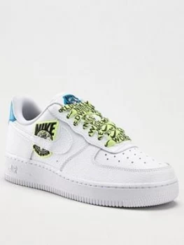 image of Nike Air Force 1 '07 SE - White/Blue, Size 3, Women