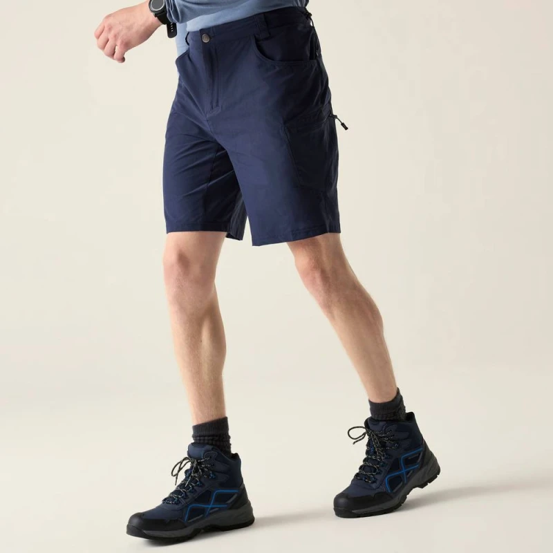 Image of Dare 2b Mens 'Tuned In II ' Walking Shorts in Navy Size: 42R Navy Male 42R