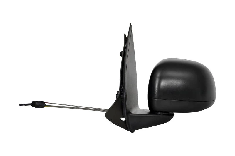 Image of PRASCO FT1247004 Wing mirror Left, black, Convex, with cable Outside Mirror (50)
