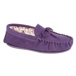 image of Mokkers Womens/Ladies Lily Slip On Slippers (4 UK) (Purple)