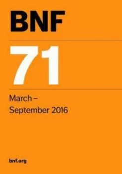 Image of Bnf 71 by British Medical Association Paperback