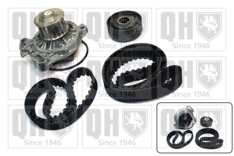Image of QUINTON HAZELL Water pump and timing belt kit QUINTON HAZELL QBPK8080