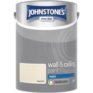 Image of Johnstones - Johnstone's Wall & Ceiling Magnolia Matt 5L Paint - Magnolia