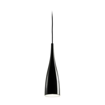 image of Leds-c4 Grok Lighting - Leds-C4 GROK - 1 Light Slim Dome Ceiling Pendant Black 10cm, E27