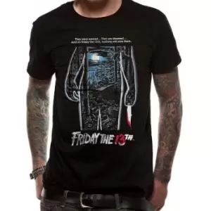 Image of Friday The 13Th Movie Sheet Unisex T-Shirt Ex Ex Large