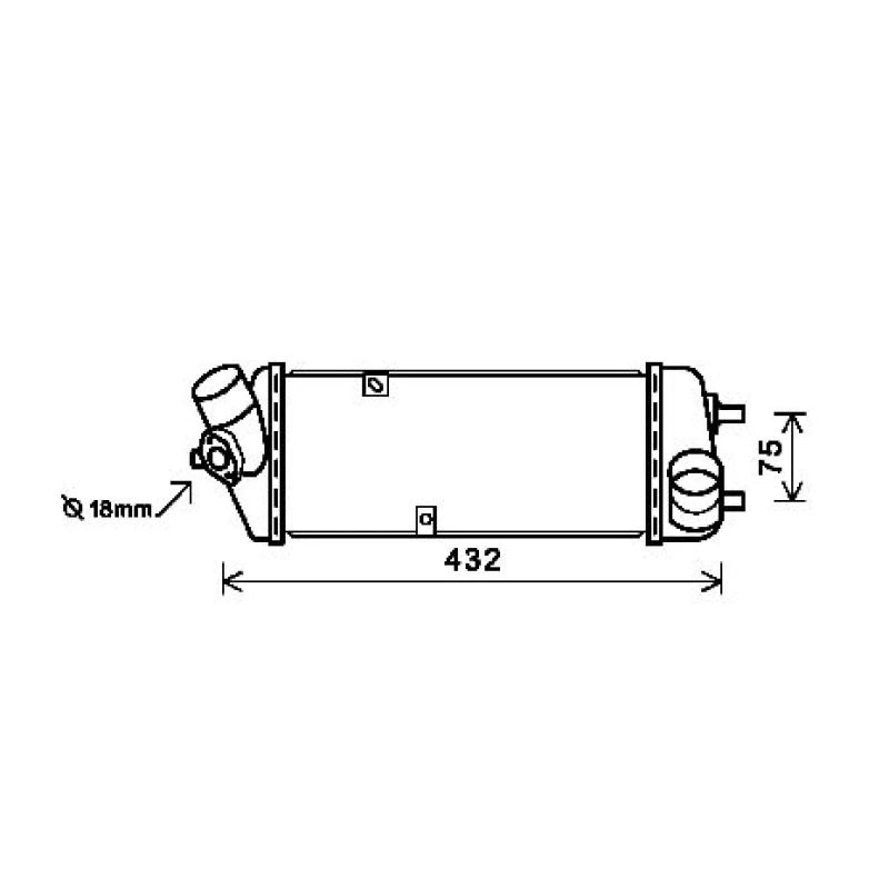 Image of Intercooler DIEDERICHS DCA1064