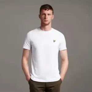 Image of Mens Plain T-Shirt - White - L