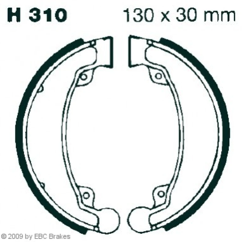 Image of EBC Brakes Brake Shoe Set EBC Brakes H310