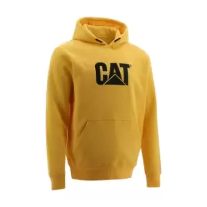 Image of Caterpillar Trademark CW10646 Hooded Sweatshirt / Mens Sweatshirts (XL) (Yellow)