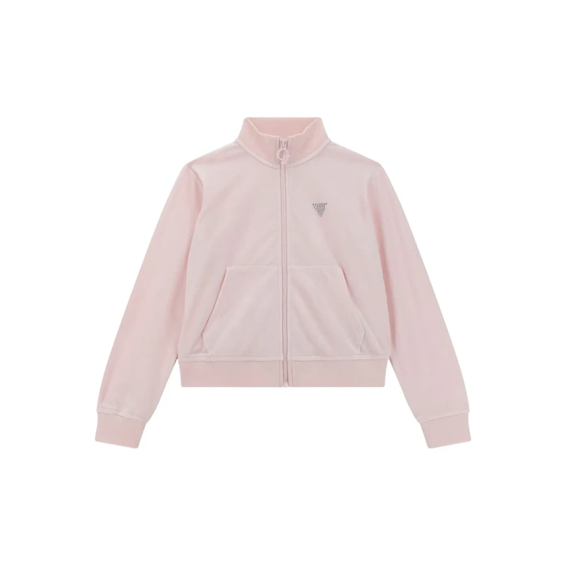Image of Guess Girl's long-sleeve T-Shirt Guess Velvet Rose Female 6 ans