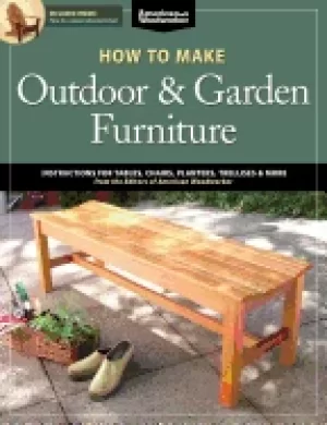Image of how to make outdoor and garden furniture instructions for tables chairs pla