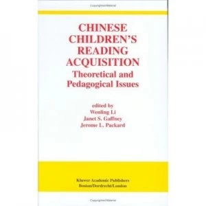 Image of Chinese Childrens Reading Acquisition by Wenling Li Hardback