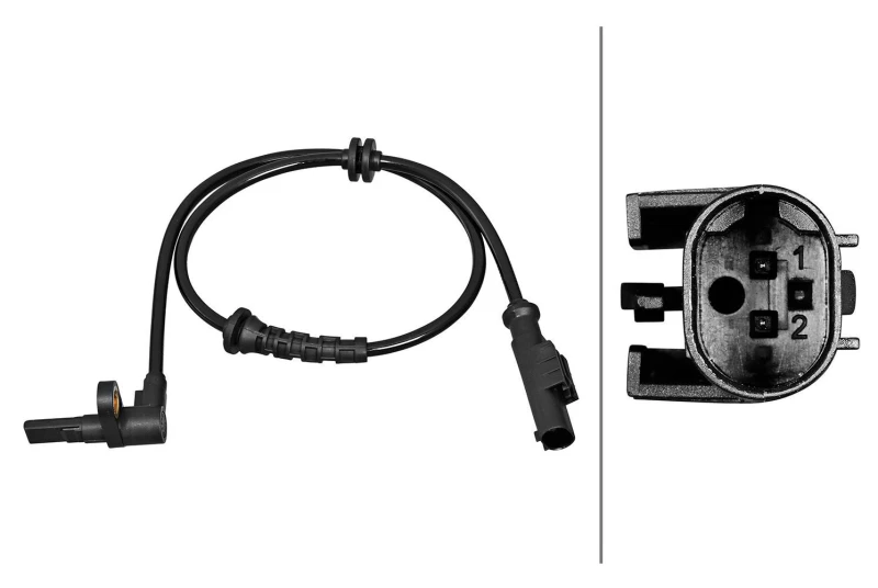 Image of HELLA ABS sensor HELLA 6PU 358 217-001