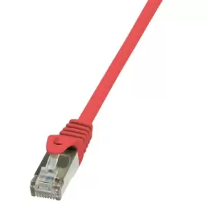 image of LogiLink 1m Cat.5e U/UTP RJ45 networking cable Red Cat5e U/UTP (UTP)