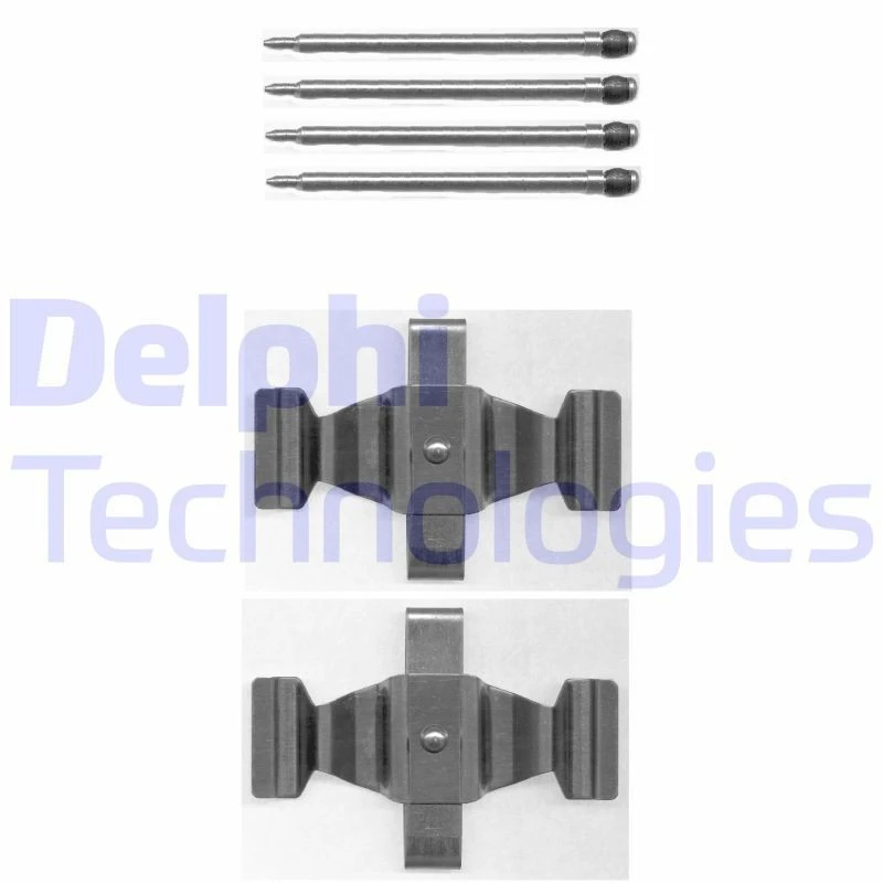 Image of DELPHI Brake pad fitting kit DELPHI LX0398