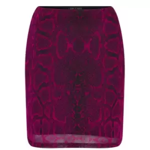 I Saw It First Snake Skirt Womens - Pink