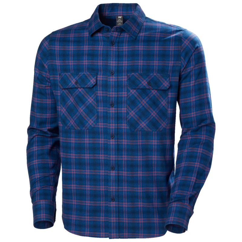 Image of Flannel shirt Helly Hansen Lokka Bleu Male 2XL